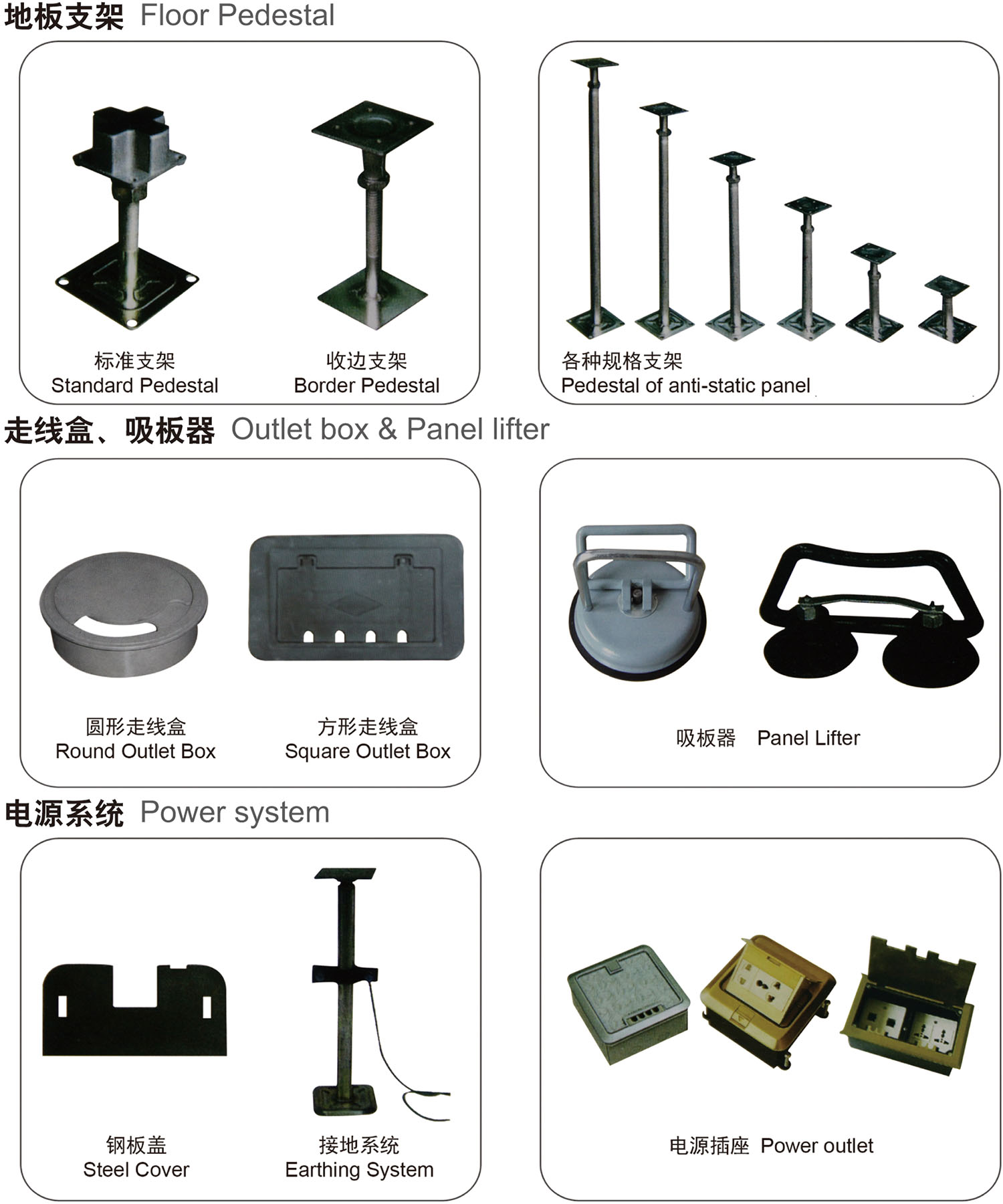 地板支架等輔件